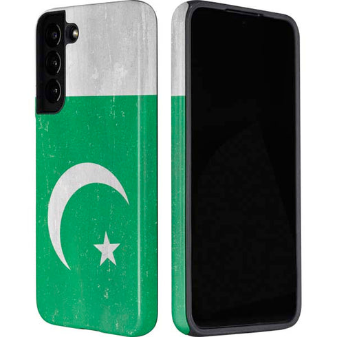 Pakistan Flag Distressed Galaxy S22 Plus Pro Case